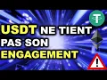 TETHER N'A PAS RESPECTÉ SON ENGAGEMENT. ACTUS CRYPTO MONNAIES 22/09