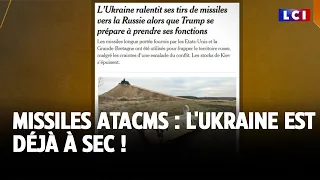 Missiles ATACMS : l&#39;Ukraine est déjà à sec ! ｜LCI