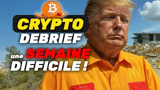 BITCOIN BITCOIN / CRYPTO une SEMAINE HORRIBLE - RDV dans 4 ANS ? 😱