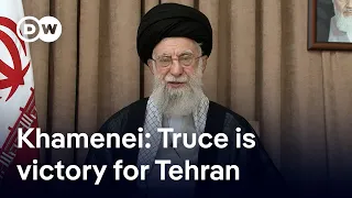 Khamenei sends out recorded statement, Iranians speculate on whereabouts | DW News