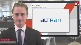 ALTRAN TECHN. Bourse - Action Altran, baisse d’objectif de cours d’un intermédiaire - IG 08.11.2018