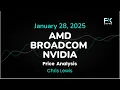 Nvidia, Broadcom and AMD Price Forecast: NVDA, AVGO and AMD Technical Analysis (28/01)