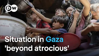 RAMP Israel agrees to let &#39;basic amount&#39; of aid into Gaza as strikes ramp up | DW News