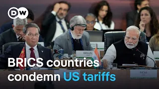 What can BRICS countries do to counter Trump&#39;s tariffs? | DW News