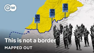 The Blue Line separating Israel and Lebanon | Mapped Out