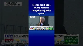 Bob Menendez says ‘Trump is right’ about this after being sentenced to 11 years in prison #shorts