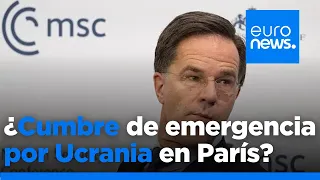 Cumbre de emergencia sobre Ucrania en París mientras se tensan los lazos entre EE.UU. y Europa