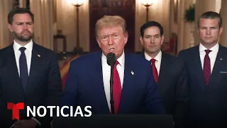 Trump le advierte a Irán que atacará otros objetivos si no se alcanza la paz cuanto antes