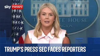 White House media briefing amid possible US-EU trade deal