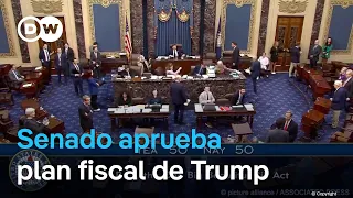 Voto del vicepresidente JD Vance permitió romper el empate para lograr la aprobación de ley fiscal