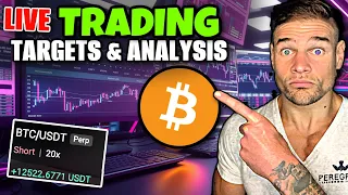 BITCOIN LIVE TRADING! Bitcoin *BOUNCE* or more *DUMP*?!! ETH SOL XRP BTC ($200,000.00 Live Trade)