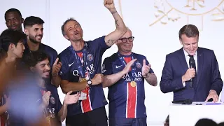 Victoire du PSG en Ligue des champions : les joueurs accueillis en héros à l&#39;Élysée