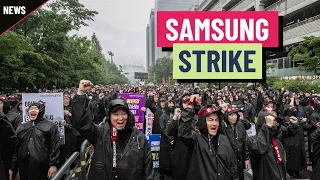 SAMS.EL.0,5SP.GDRS144A/95 Samsung union kicks off three-day strike over unfair pay