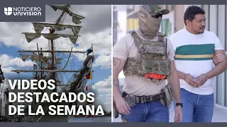 Choque del buque Cuauhtémoc y arrestos de inmigrantes en cortes: videos destacados de la semana