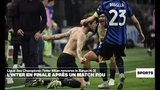 Ligue des champions : l&#39;Inter en finale après un nouveau match fou • FRANCE 24