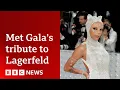 Met Gala 2023: Stars celebrate fashion designer Karl Lagerfeld - BBC News