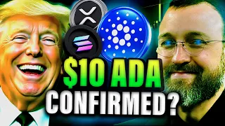 CARDANO Why Cardano ADA is Going to $10? XRP SOL Look Extremely BULLISH