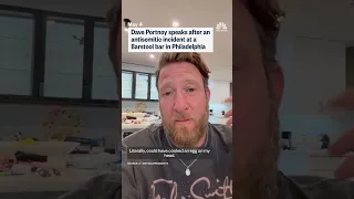Dave Portnoy speaks about antisemitic incident that took place at one of his bars