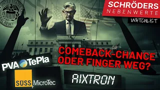 VARTA AG O.N. Schröders Nebenwerte-Watchlist: Aixtron, PVA, SÜSS, Varta - Comeback-Chance oder Finger weg?