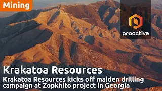 KRAKATOA RESOURCES LIMITED Krakatoa Resources launches 10,000m maiden drill campaign