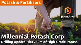 POTASH CORP. Millennial Potash intersects over 250 metres of Potash-Rich seams at Banio Project in Gabon
