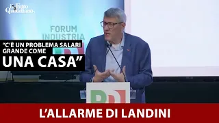 L&#39;allarme di Landini: &quot;Abbiamo un problema salari grande come una casa&quot;