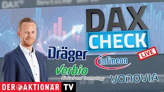 DEUTSCHE BANK AG NA O.N. DAX-Check LIVE: Deutsche Bank, Drägerwerk, Infineon, Verbio, Vonovia, Zalando im Fokus