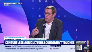 Dominique Chargé (Coopération Agricole) : Censure, les agriculteurs lourdement touchés