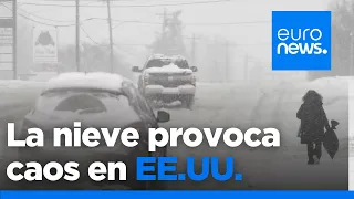 La tormenta de nieve en EE.UU. deja varios muertos, 60 millones de afectados y cancela vuelos