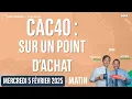 CAC 40 : Sur un point d'achat ? - 100% Marchés - matin - 05/02/2025