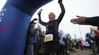 Une coureuse belge devient la première femme à courir un marathon tous les jours de l&#39;année