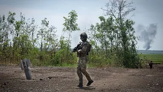 Russian drones strike frontline Ukrainian villages