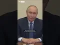 Vladimir Putin congratulates Donald Trump