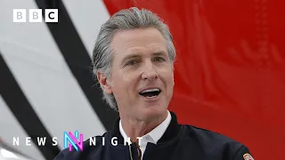 Gavin Newsom on why Democrats got &#39;crushed&#39; by President Trump | BBC News