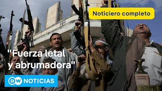 🔴 DW Noticias 14 de marzo: Estados Unidos seguirá atacando hutíes hasta que dejen de ser una amenaza