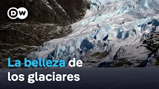 Un fotógrafo lleva décadas documentando el declive de los glaciares