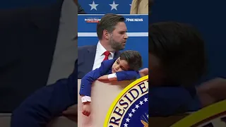 JD Vance&#39;s son stole the spotlight in this adorable, yet relatable moment