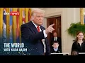 Trump backs top advisor who added journalist to airstrikes chat | The World with Yalda Hakim