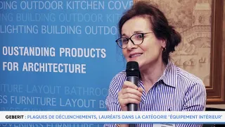 GEBERIT N MIAW du Design 2022 : GEBERIT, lauréat avec les Nouvelles plaques de déclenchement