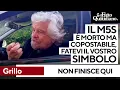 Grillo: "Il M5S è morto ma compostabile. Fatevi il vostro simbolo"