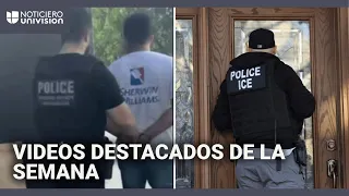 ICE arresta a trabajadores hispanos y posible redada en Los Ángeles: videos destacados de la semana