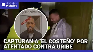 Así capturaron a quien organizó el atentado contra el precandidato presidencial Miguel Uribe en Colo