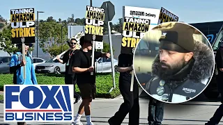 AMAZON.COM INC. &#39;PUT YOURSELF IN MY SHOES&#39;: Teamster sends message as Amazon strike expands