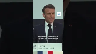 Macron sul riarmo Ue: &quot;Sperare nel meglio ma prepararsi al peggio&quot;