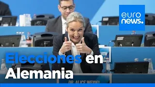 Alice Weidel es elegida por AfD candidata a canciller por en medio de protestas en Alemania