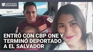 Entró a EEUU con CBP One y terminó deportado a El Salvador: apareció en una foto rapado y esposado