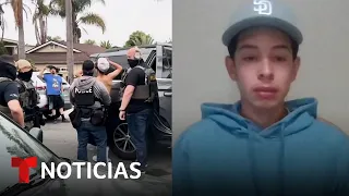 Joven cuenta que despertó con rifles apuntándole cuando ICE arrestaba a padres | Noticias Telemundo
