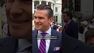 »Schwindler!« – Pete Hegseth durch Chat-Affäre unter Druck | DER SPIEGEL Shorts