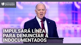 &#39;Zar de la frontera&#39; de Trump busca promover una línea de denuncia para detener a indocumentados