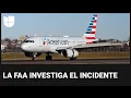 AMERICAN AIRLINES GRP - Avión de American Airlines pierde un neumático durante el despegue y provoca chispas en la pista